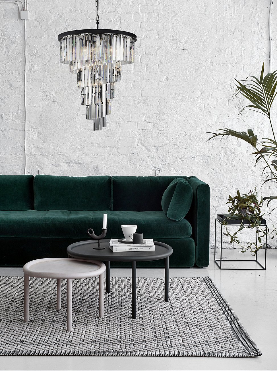 Люстра Helix clear от Delight Collection прозрачная/черная KR0262P-10/clear DELIGHT COLLECTION ДИЗАЙНЕРСКИЕ 247054 Прозрачный;черный  - Вид №3