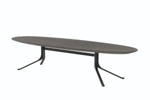 Журнальный столик Blink Oval - Деревянная столешница Stellar Works BL-T220-WD