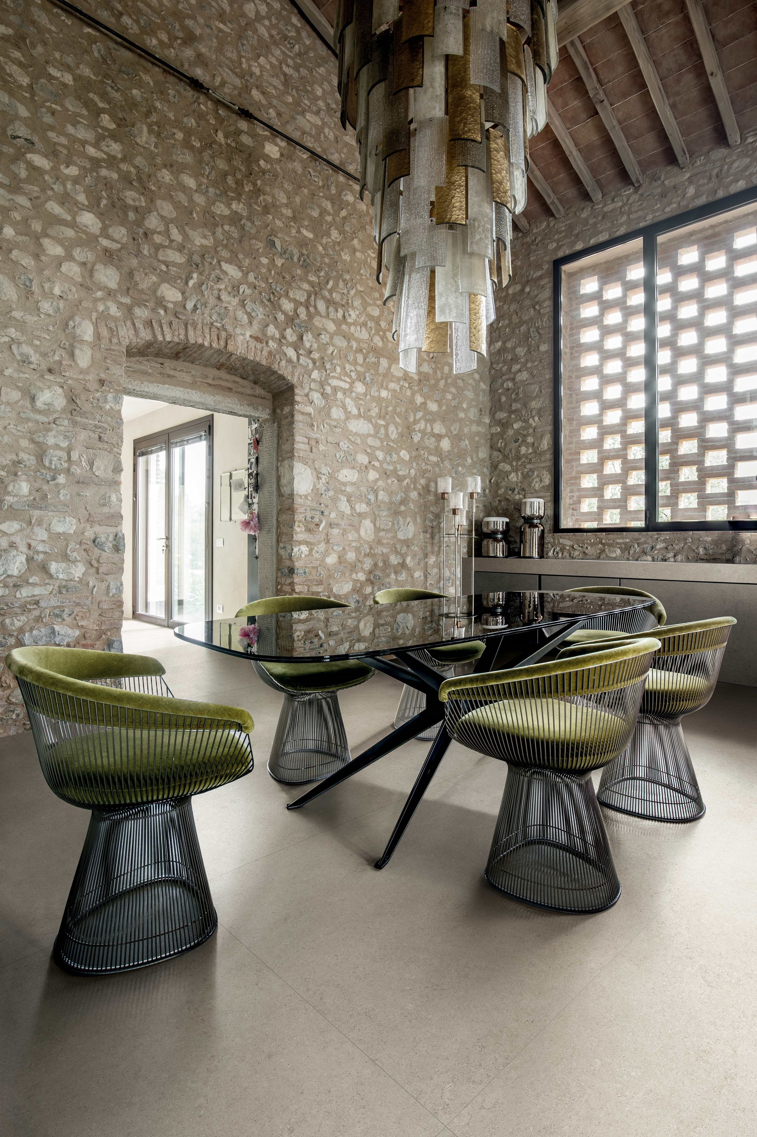 Пол / облицовка керамогранита для внутреннего и наружного применения с эффектом цемента Florim Ceramiche SENSI ARCH-00151192 - Вид №55