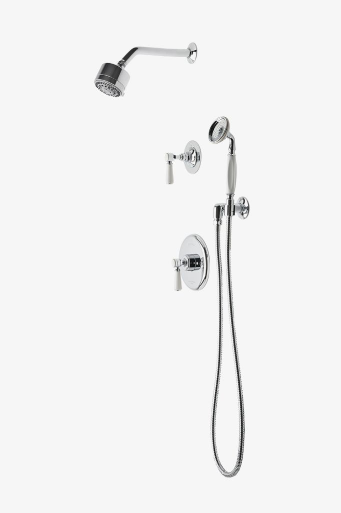 HGSP22 Душевой комплект Highgate с балансировкой давления, душевой лейкой 3 1/4 дюйма, ручным душем и переключающей ручкой Waterworks 