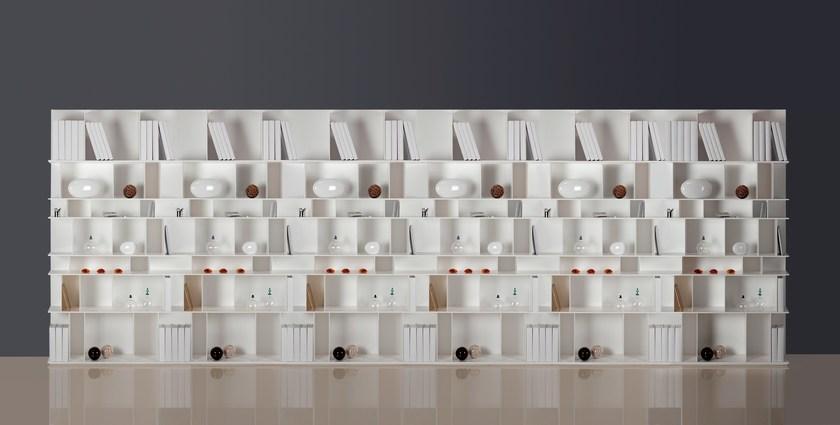 IDEAS Group Открытый модульный лакированный стеллаж из мдф sun-id-1462507 - Вид №6