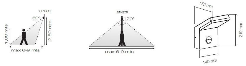 BENEITO FAURE Бра для наружного освещения из алюминия с датчиком движения sun-id-1375440 - Вид №5