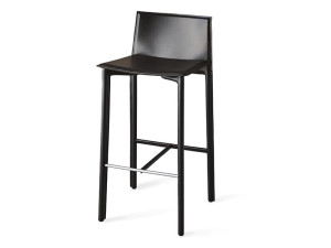 Высокий кожаный стул