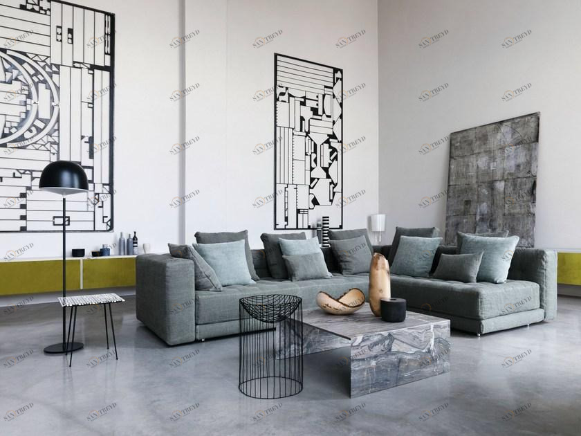 Flou Модульный тканевый диван Doze sun-id-1413757