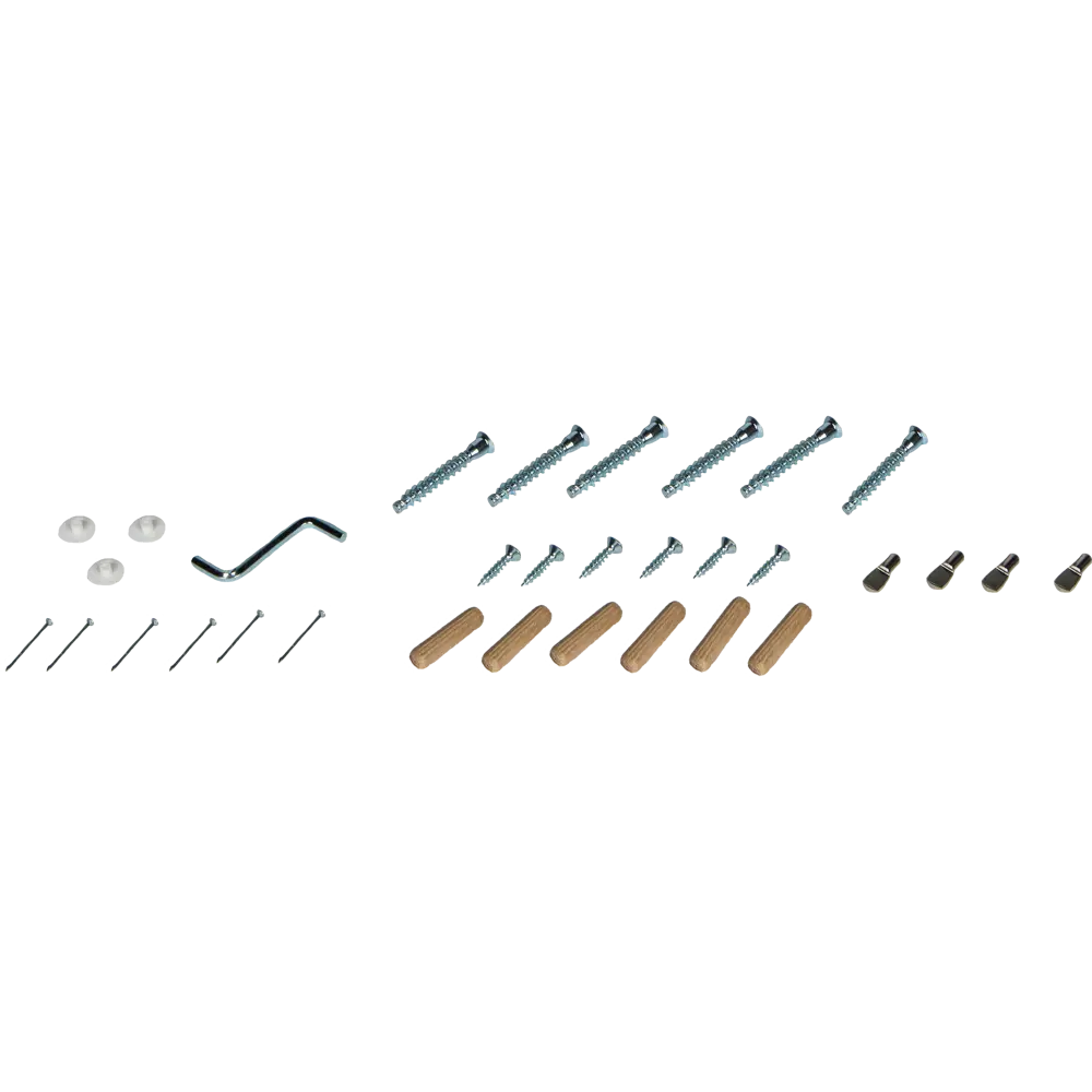 Каркас навесной угловой 60x70x60 см, ЛДСП, цвет белый DELINIA STLM-2046917 - Вид №3