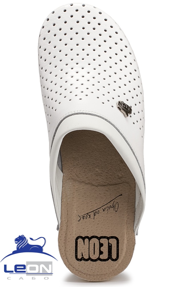 62026 Сабо "Leon LIGHT" мужские белые LEON  Сабо и сланцы размер 44  - Вид №1