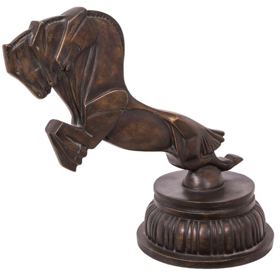 Статуэтка декоративная металлическая коричневая Horse PUSHA PUSHA 062719 Коричневый  - Вид №1