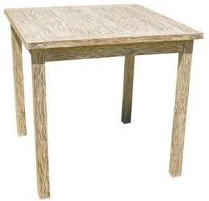 Il Giardino di Legno Квадратный деревянный садовый стол White sand 6403