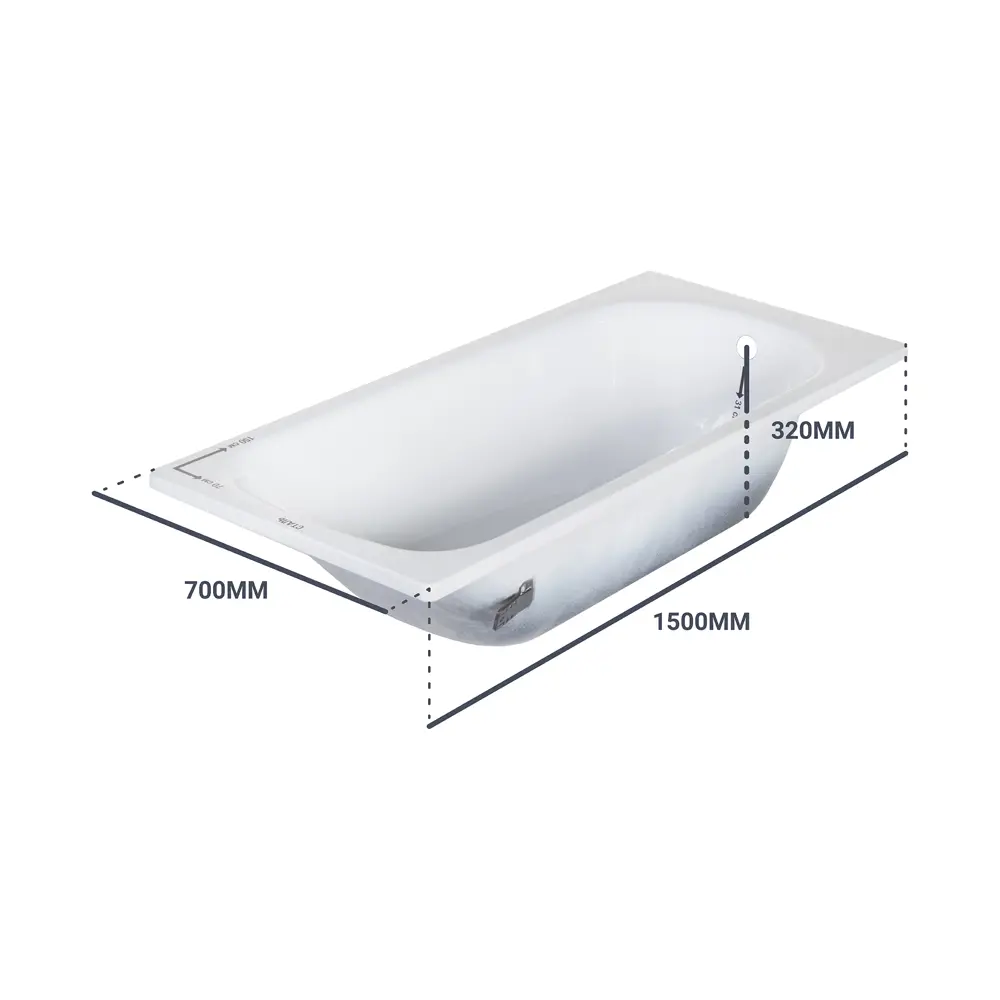 KALDEWEI Form Plus — стальная ванна с антикоррозийной защитой 14123028 STLM-0004316 - Вид №4