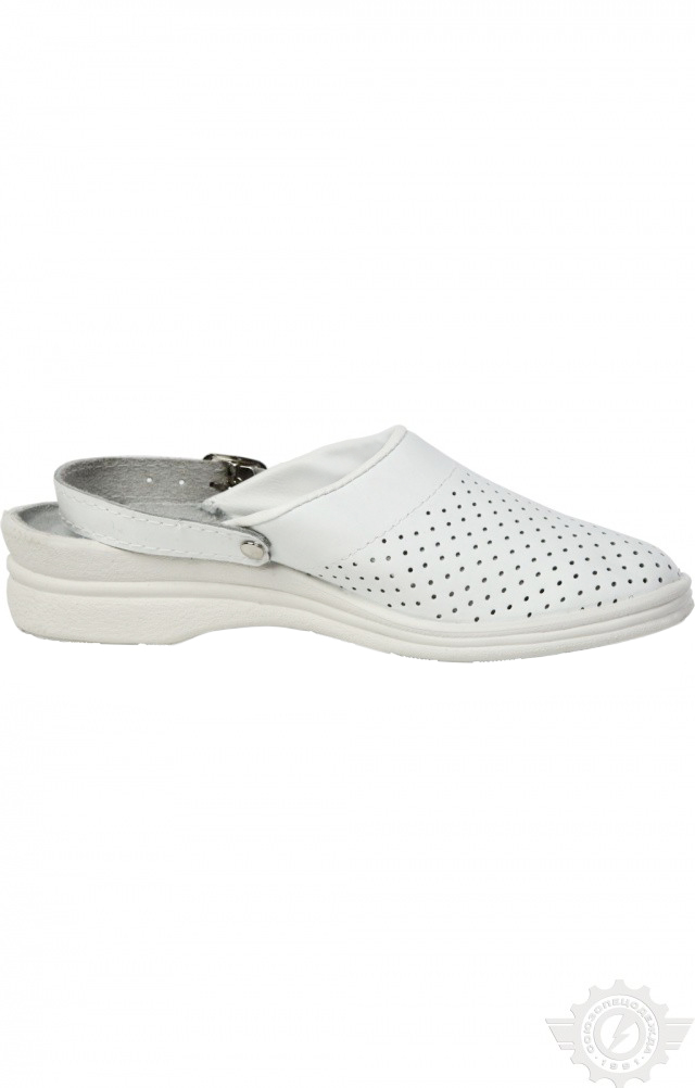 61815 Туфли Сабо женские белые  Медицинская обувь размер 40 Спецодежда  - Вид №4