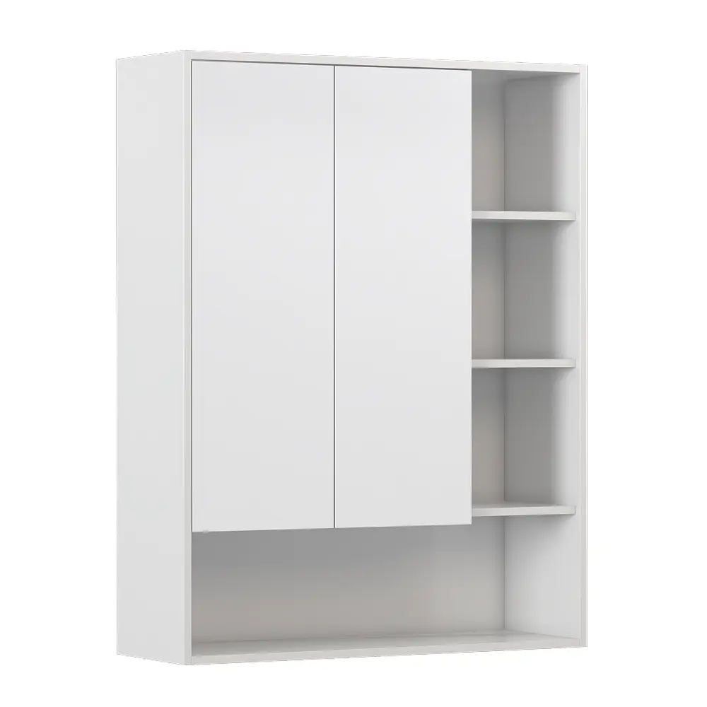Шкаф для ванной комнаты без зеркала подвесной Vigo Milk 89.5x116x30 см цвет белый STLM-2063565 - Вид №5