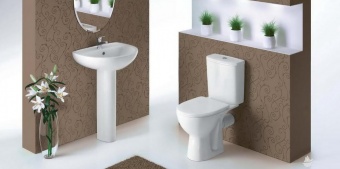 L71150000 Подвесная раковина настенная овальная KOLO  белая  - Вид №1