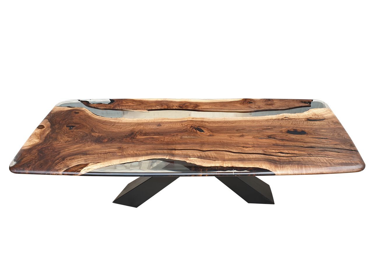 Прямоугольный стол из орехового дерева и смолы Legnor LEG2408766 ARCH-00077489 - Вид №2