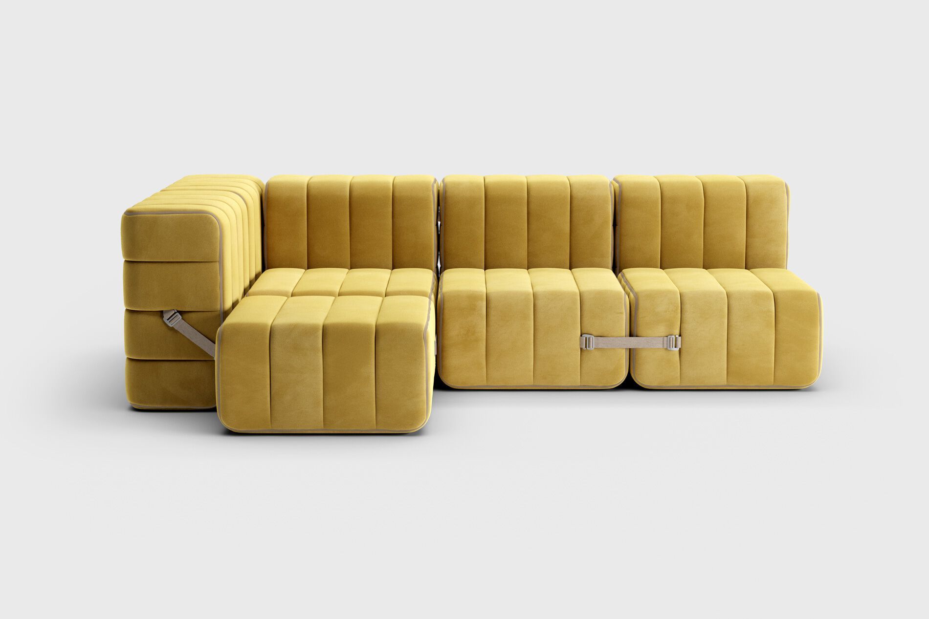 Модульный угловой диван из ткани AMBIVALENZ Curt ARCH-00061719 - Вид №38