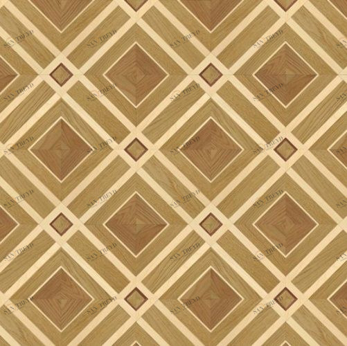 Художественный паркет Da Vinci Щитовой 26-319 Дуб (Гладкая) 500х500 мм 26010319