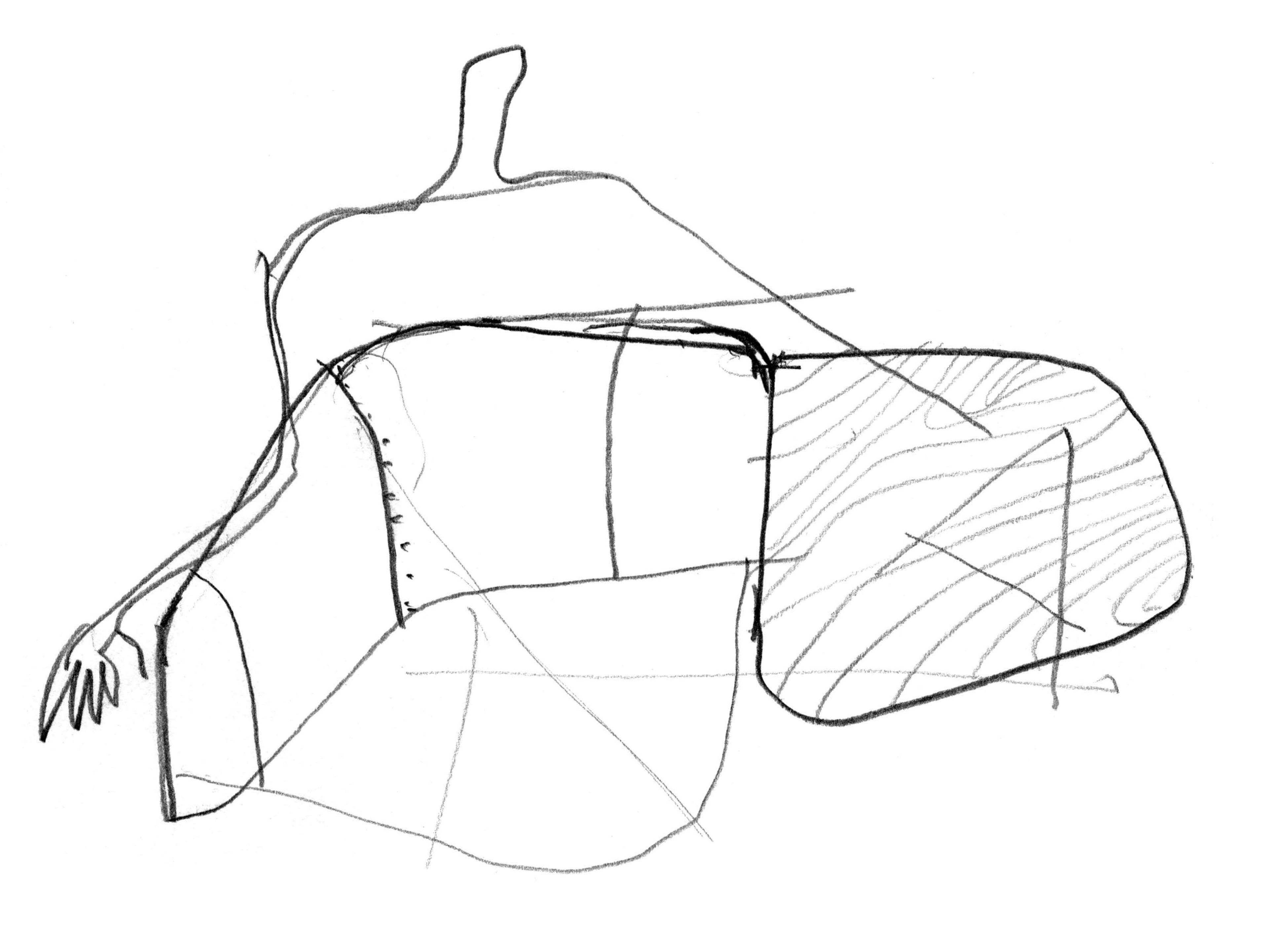 Тканевое кресло с высокой спинкой Andreu World IN OUT OFFICE SF2251 ARCH-00056944 - Вид №8