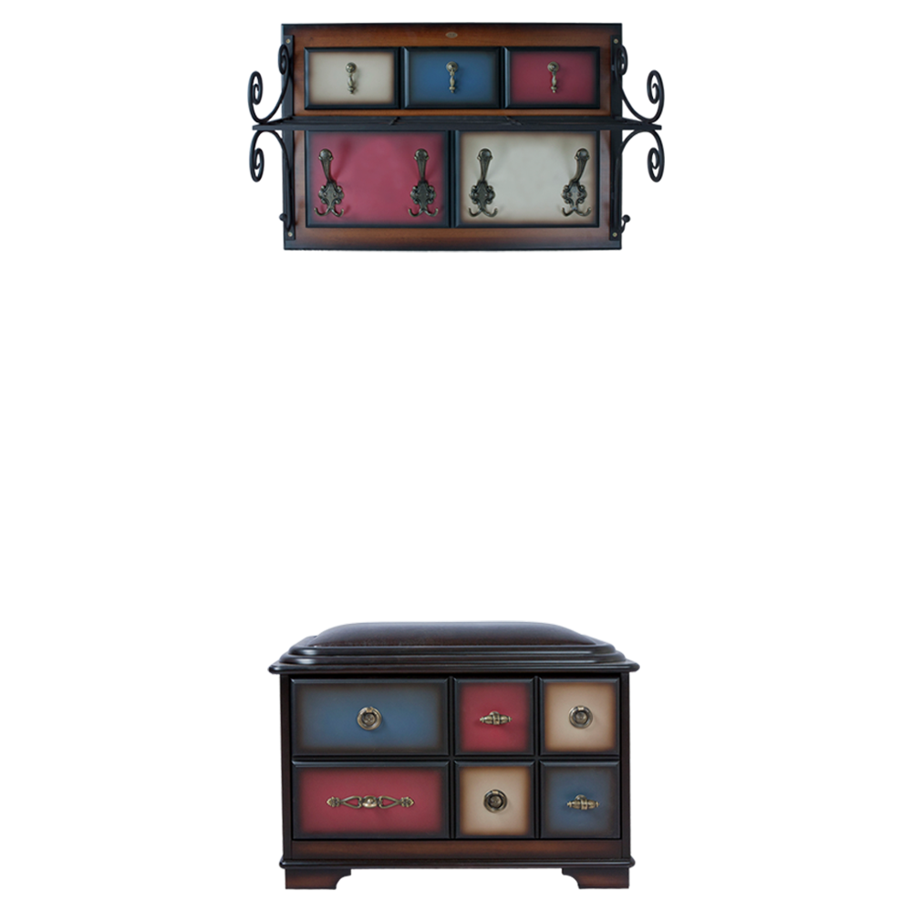 15002,11531 Настенная прихожая с ящиком Пандора 1 Mix BOGACHO 4627139502104, 4627139502340