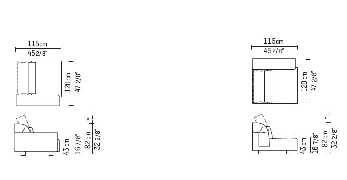 Съемный диван из ткани Piet Boon Rens ARCH-00150445 - Вид №5