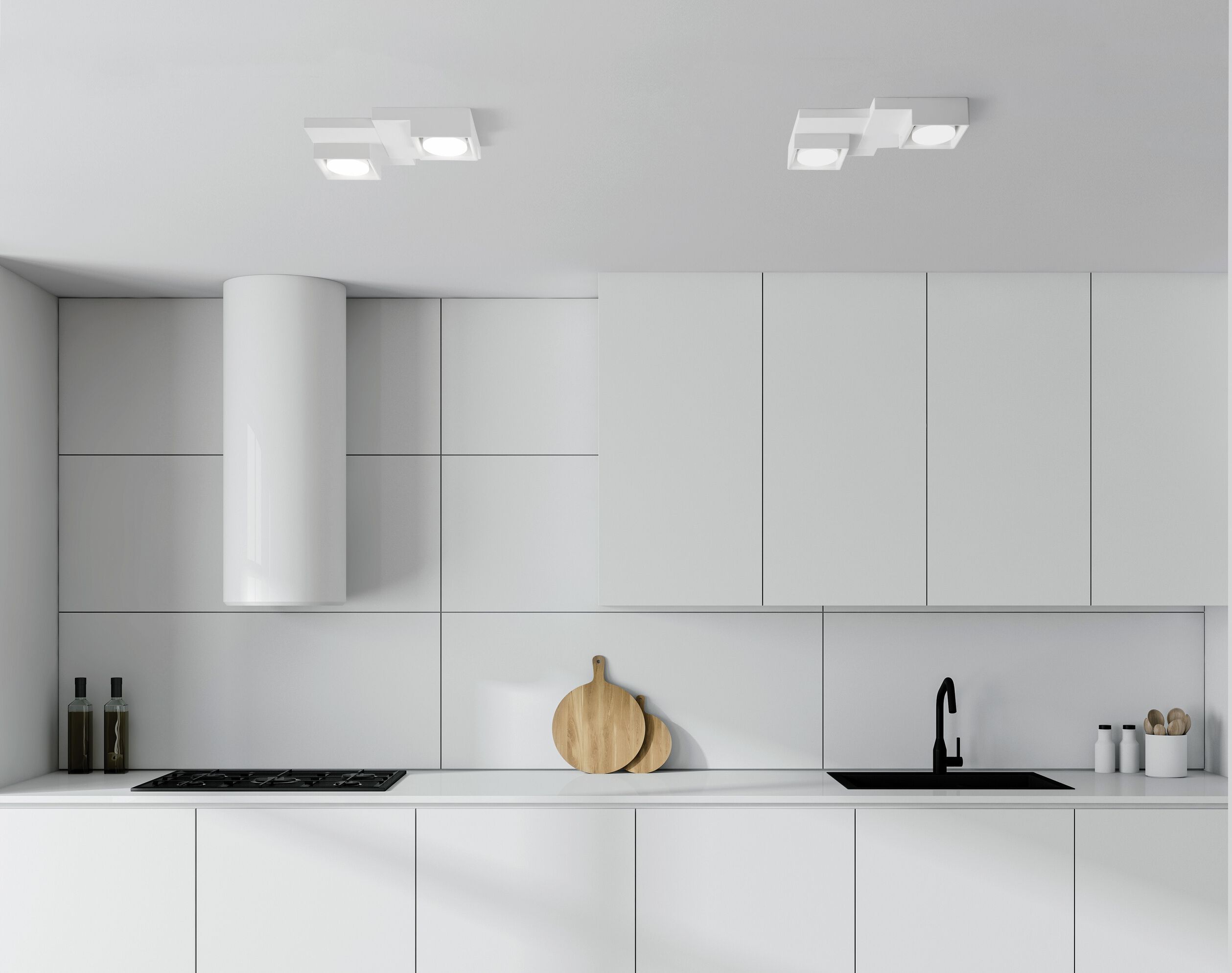 Гипсокартон светодиодный потолочный светильник Tecnico Sibari ARCH-00090037 - Вид №2