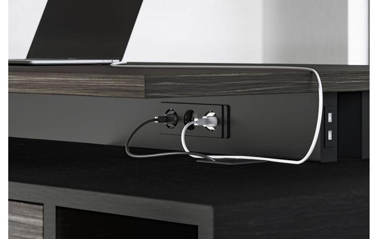 Las Mobili Прямоугольный стол с системой управления кабелями Elite sun-id-1485438 - Вид №6