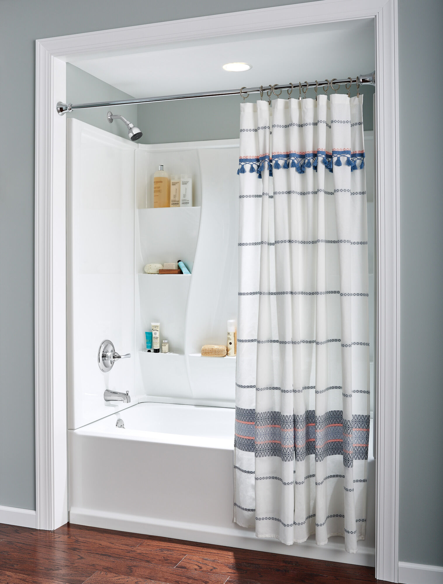 Настенный комплект для ванны 60 "x 32" Delta Faucet 40044 - Вид №14