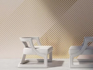 YO2 Флизелиновые обои в полоску металлик Modern foils