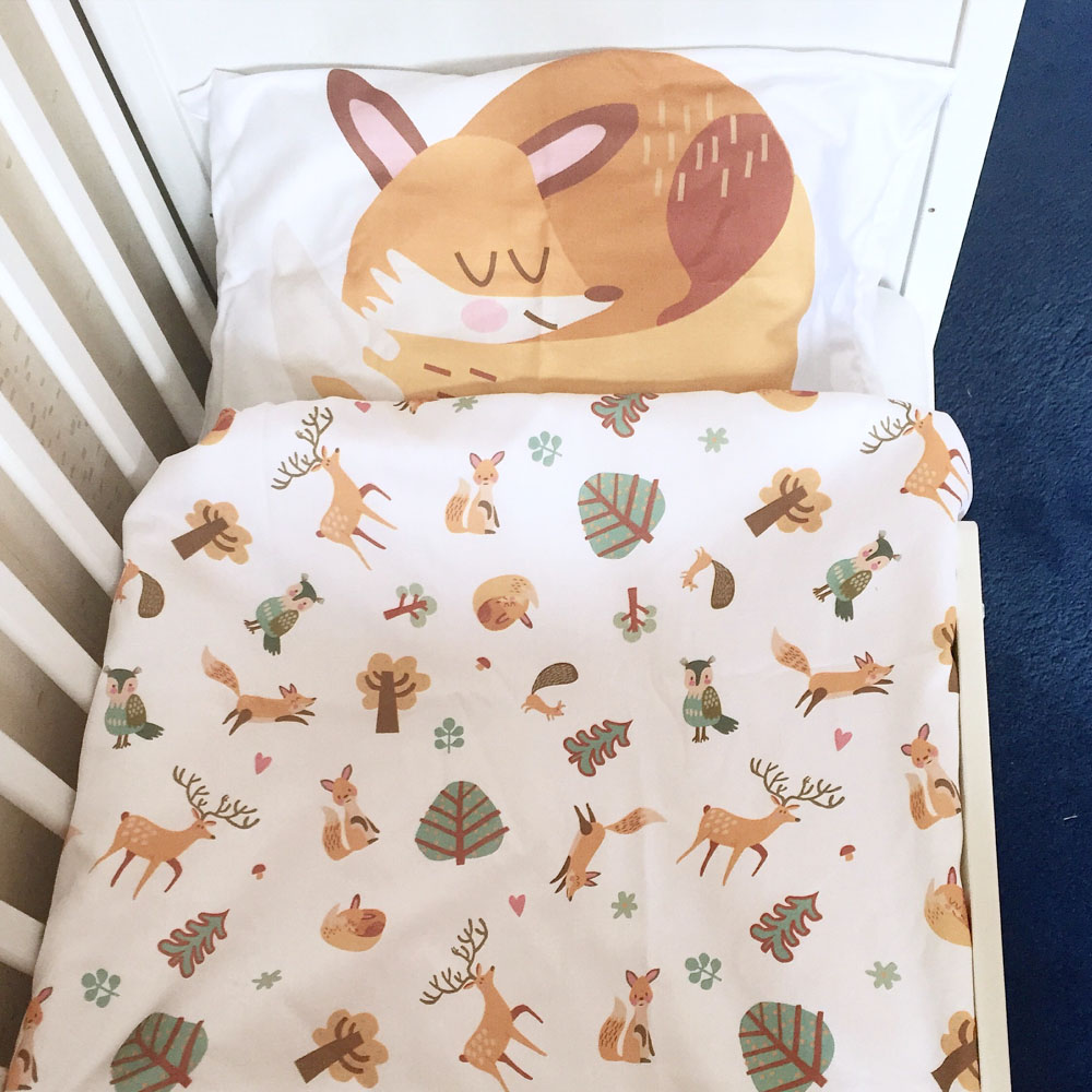 Комплект детского постельного белья "Лесные животные" VAMVIGVAM  282086 Белый;оранжевый Santreyd  - Вид №1