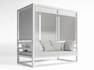 GANDIABLASCO Диван из термо-лакированного алюминия Al fresco