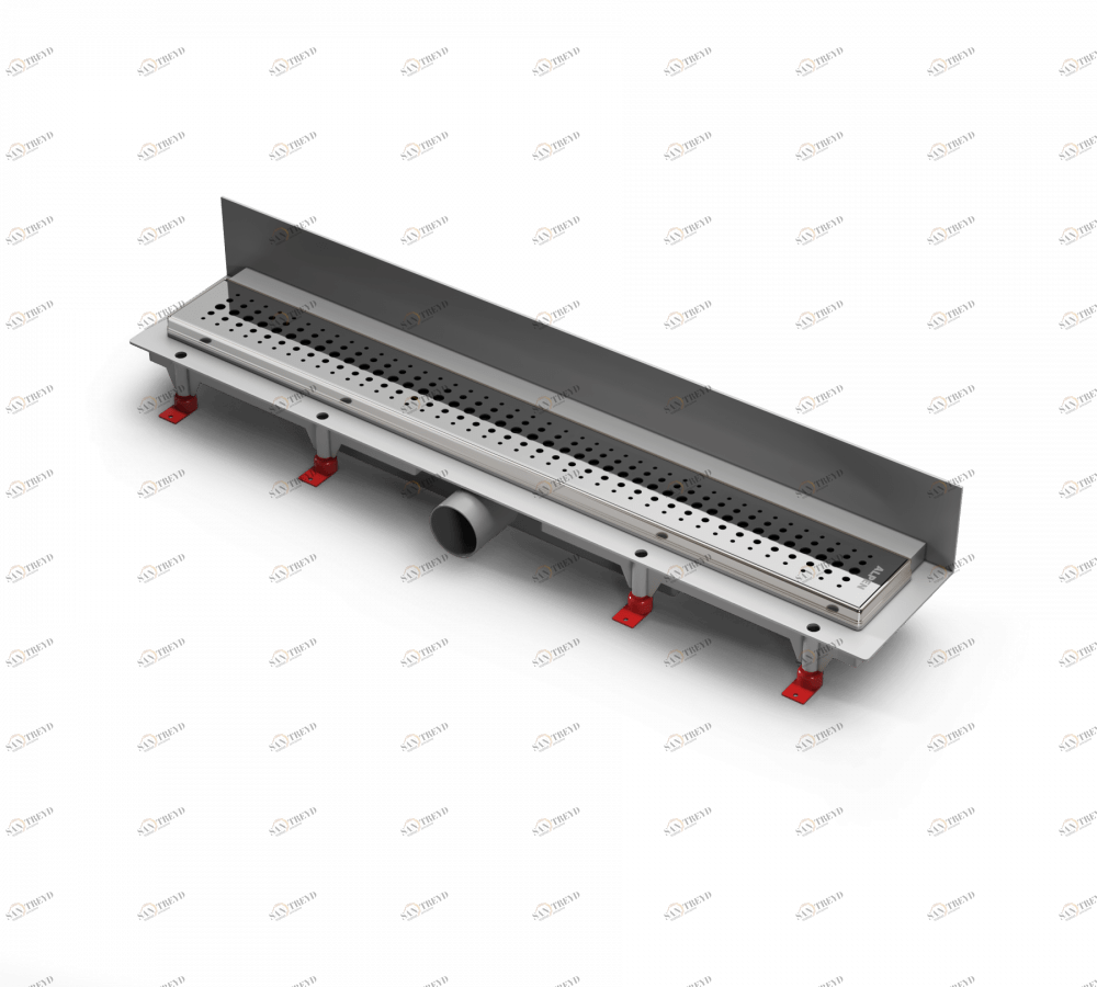 Водоотводящий желоб ALPEN Basic ALP-750BN3 к стене с рамкой 