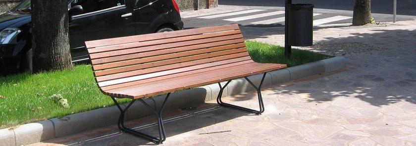 Euroform W Деревянная скамейка со спинкой  35, 35f  - Вид №3