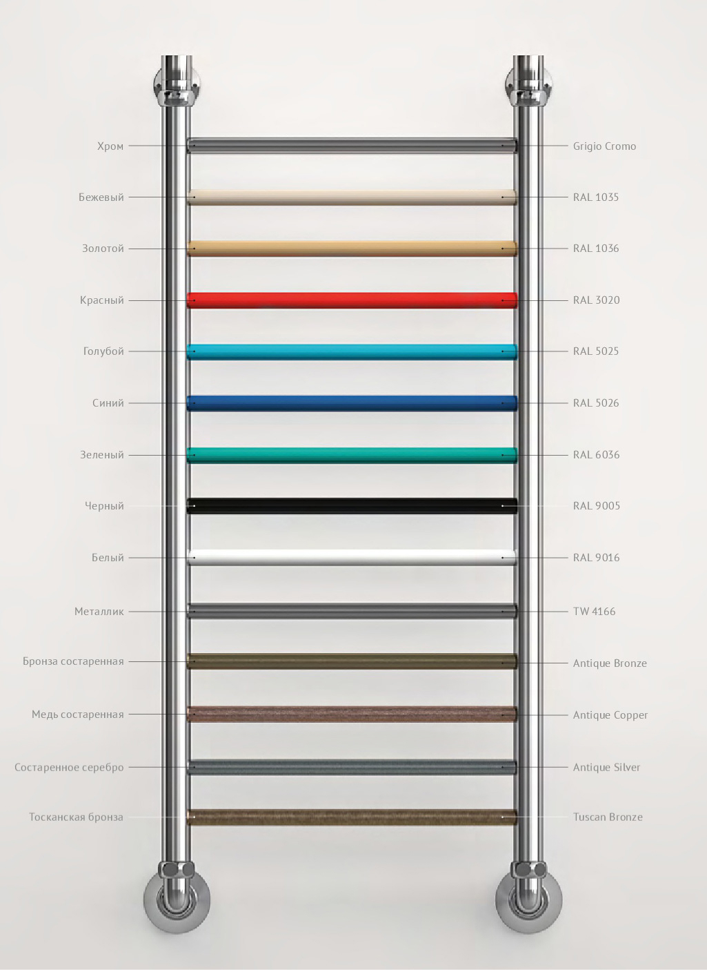 Полотенцесушитель Вид 61 Электрический  Margroid ST-MRG1853 Santreyd  - Вид №1