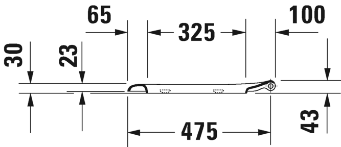 0060310000 Крышка сиденье для унитаза Duravit D-Code - Вид №4