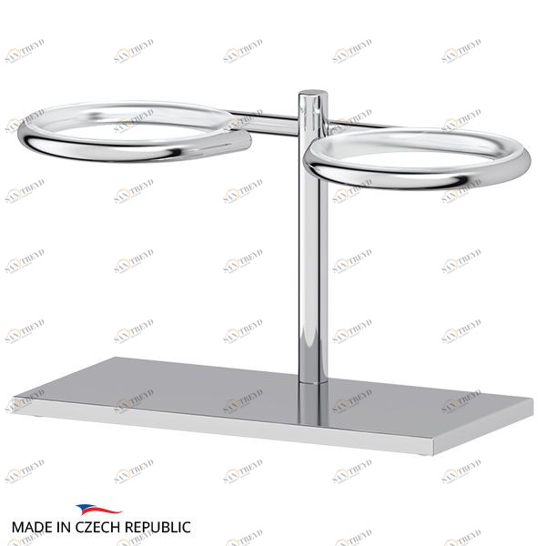 Держатель 2-х стаканов/дозаторов жидкого мыла настольный Santreyd DOM 003