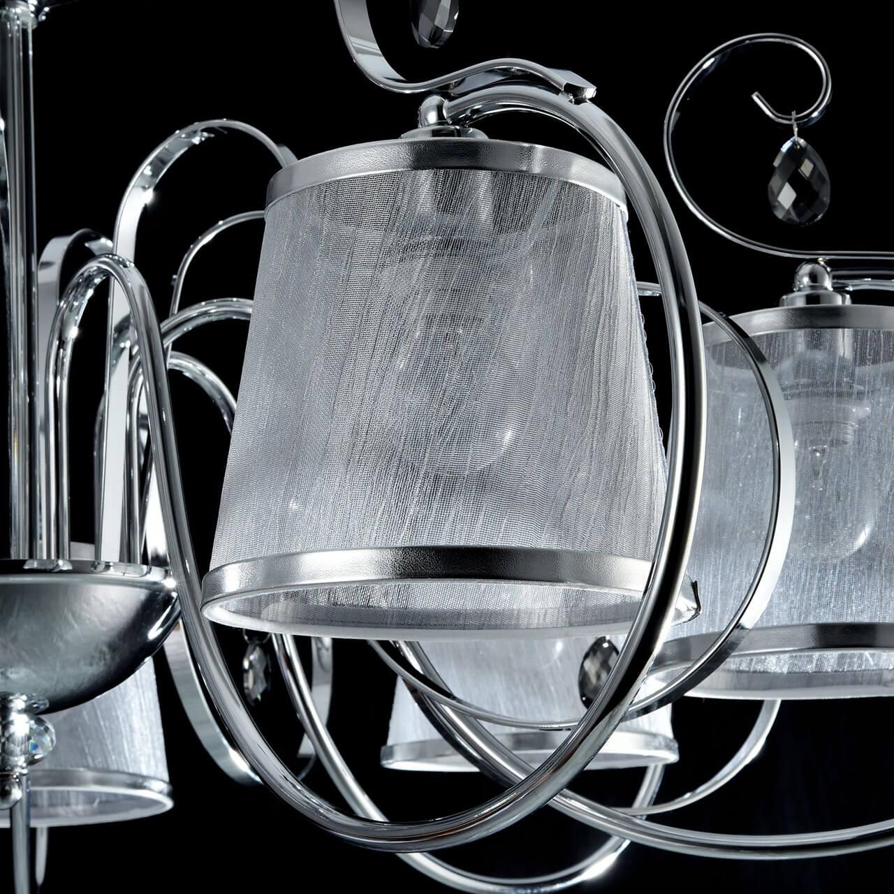 Потолочная люстра Freya Simone FR2020-CL-07-CH FREYA ДИЗАЙНЕРСКИЕ, SIMONE CHROME 183610 Серый  - Вид №3