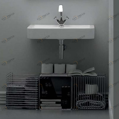 OPLA80 Накладная раковина на столешницу  овальная Ceramica Cielo 