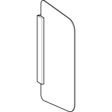 115.211.CD.1 Разделительная перегородка для писсуаров Geberit Geberit  - Вид №1