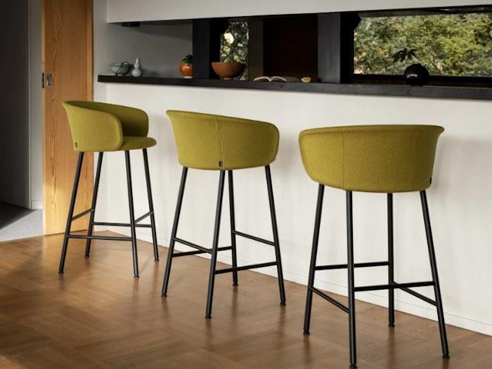 Hem Стул с обивкой из стали с порошковым покрытием, со спинкой Kendo sun-id-1399364 - Вид №6