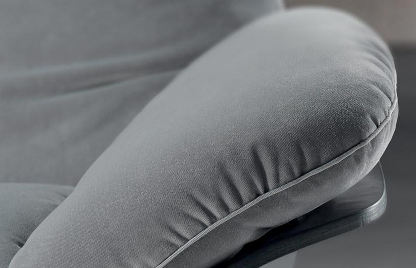 Natuzzi Кресло-реклайнер из ткани с подставкой для ног sun-id-1467073 - Вид №3