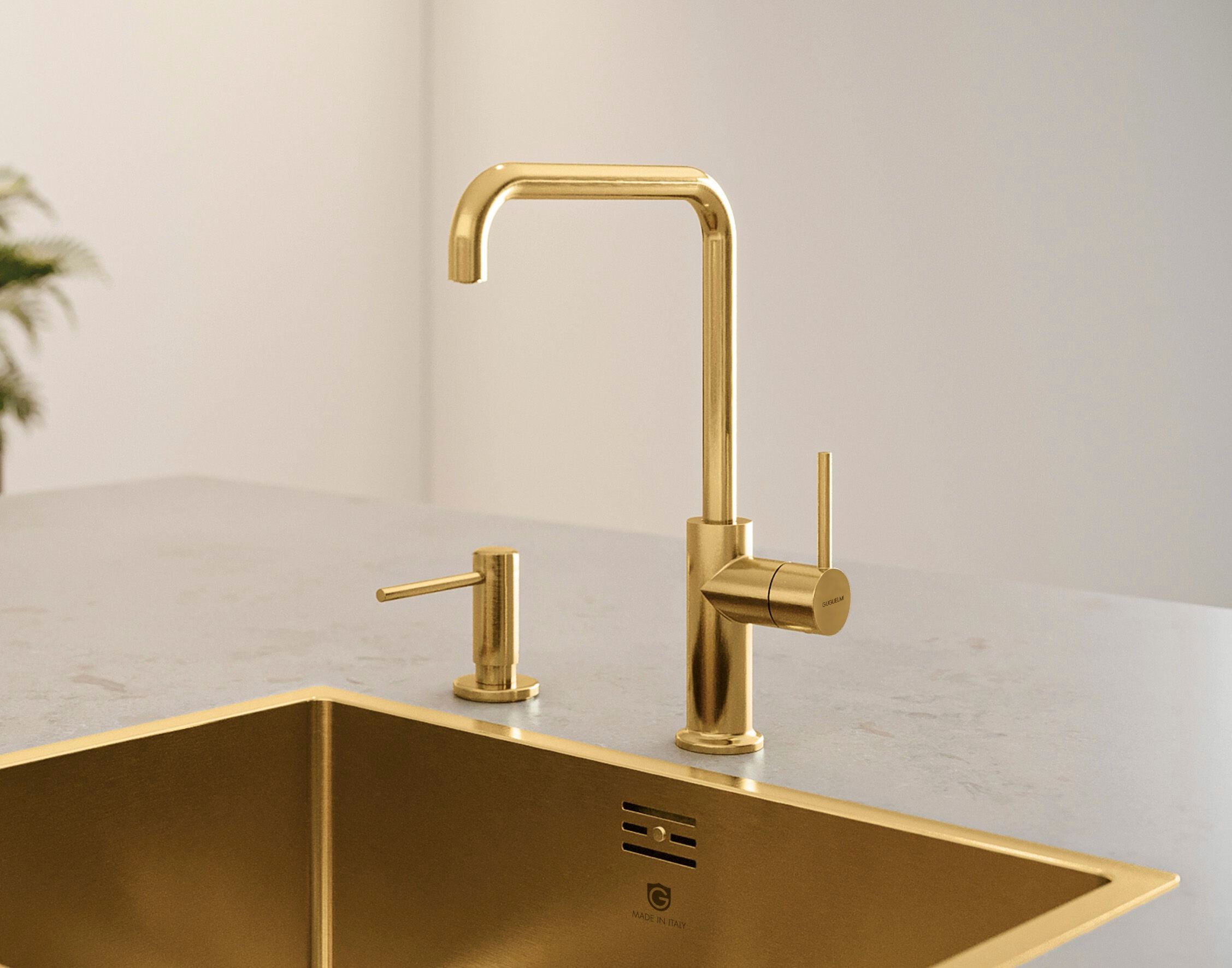 Однорычажный кухонный смеситель с поворотным изливом GUGLIELMI RUBINETTERIE Sprint ARCH-00061265 - Вид №8