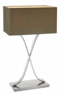 Настольная лампа Byton Tall от RVAstley 50015 RVASTLEY КЛАССИЧЕСКИЕ 062081 Коричневый;хром