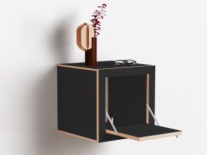 Фанерная подвесная тумбочка