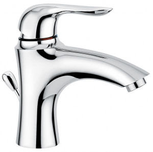 91003CR Смеситель Neco с донным клапаном для раковины, цвет хром