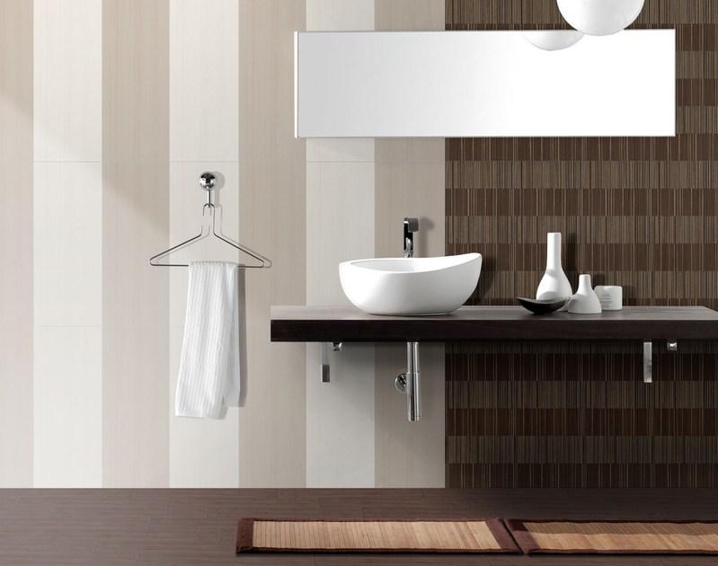 CERAMICHE BRENNERO Белая настенная плитка для дома Flou Mimo - Вид №1