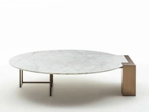 OAK Низкий мраморный журнальный столик Milano collection Sc5045