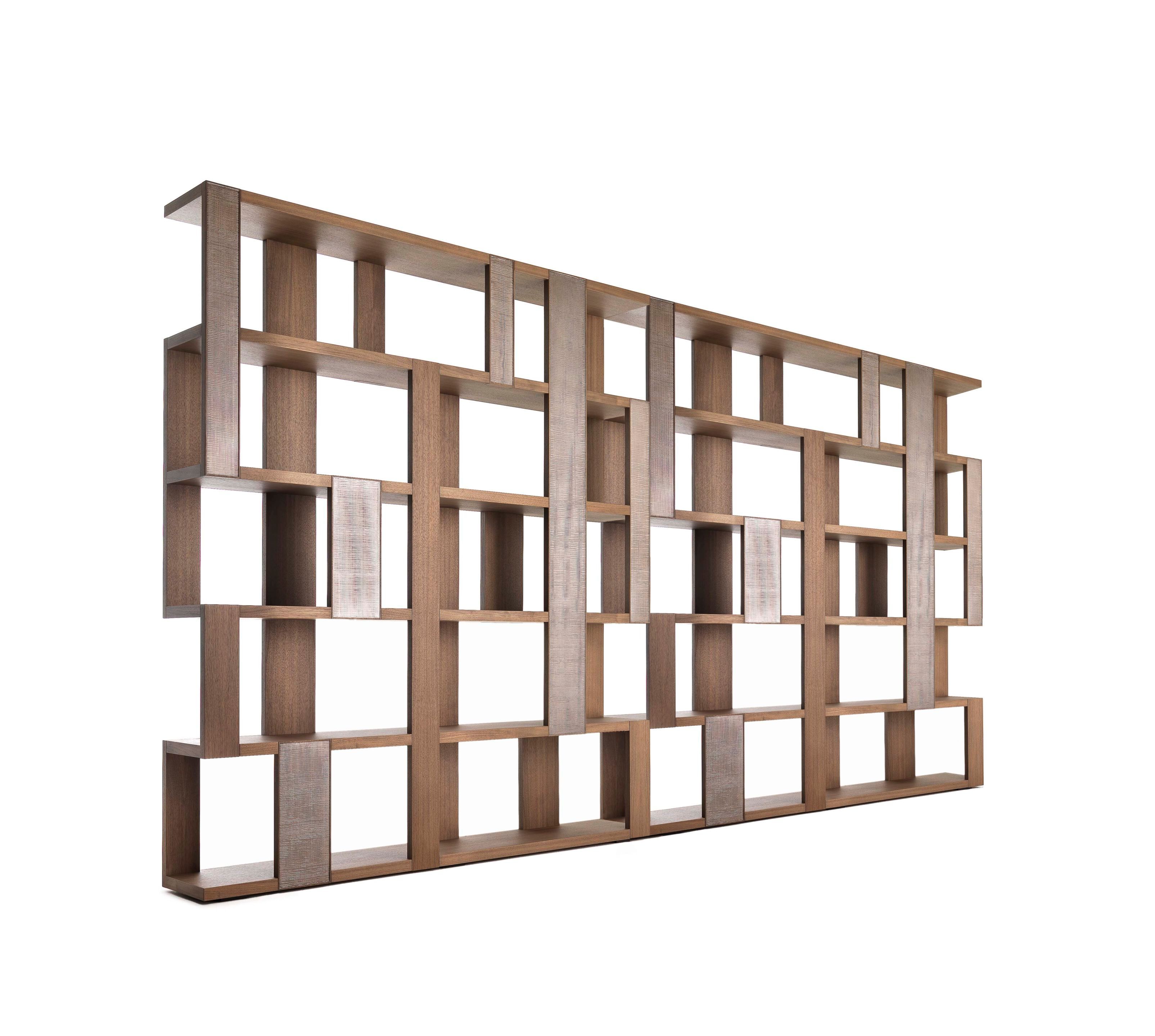 Книжный шкаф из ореха Каналетто CEPPI Evergreen ARCH-00095961 - Вид №1