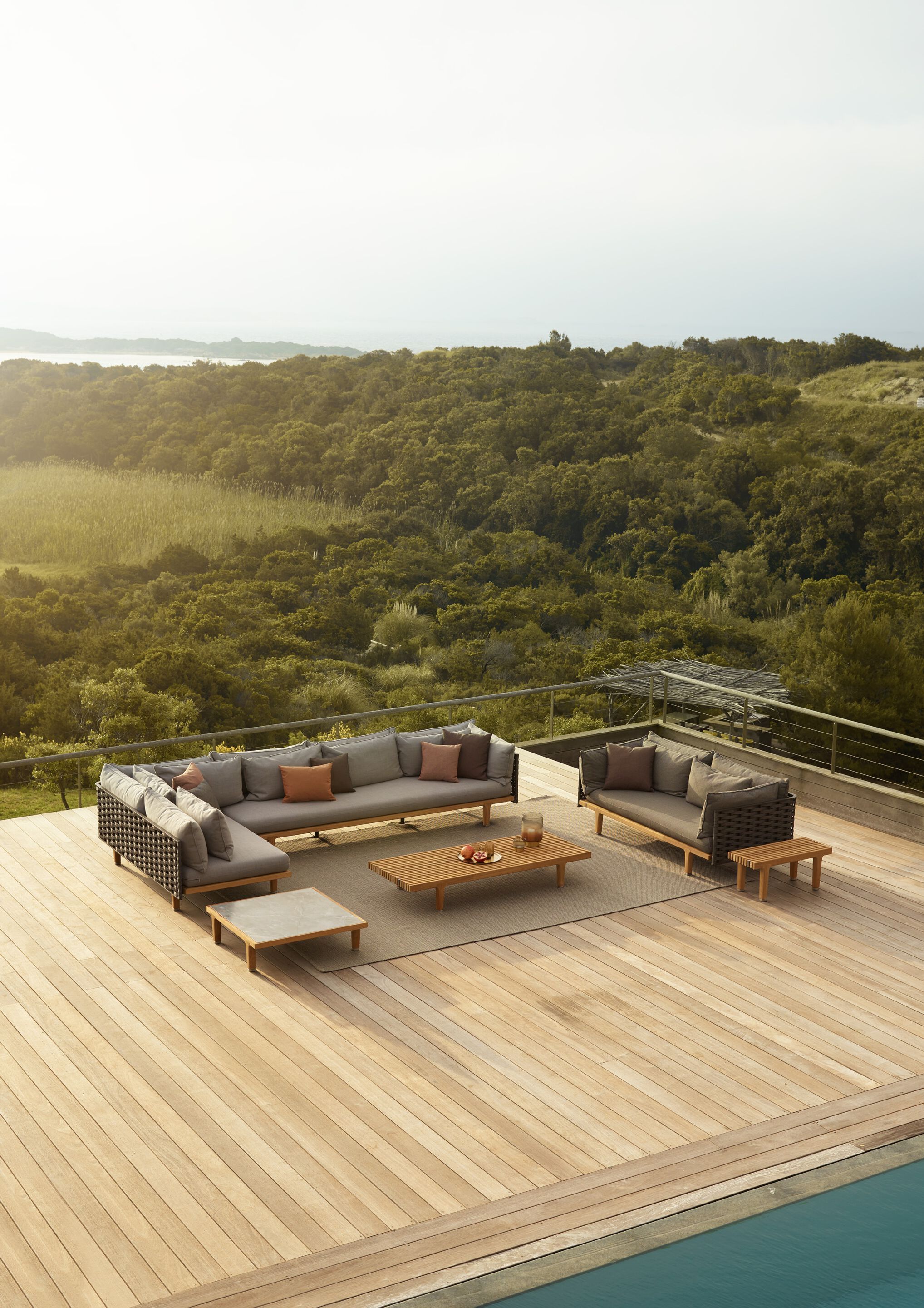 Прямоугольный журнальный столик из тикового дерева DEDON SEALINE ARCH-00050268 - Вид №5