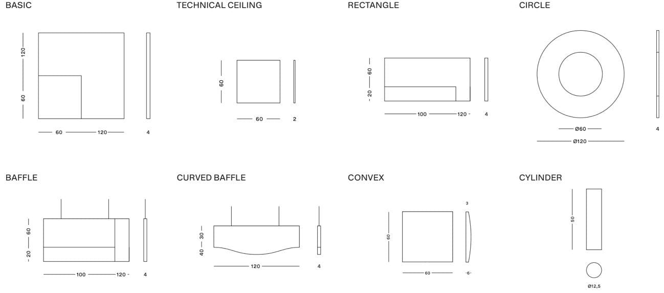 Ткань акустическая панель Made Design FOAM ACOUSTIC ARCH-00083223 - Вид №3