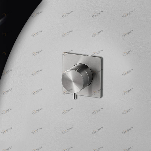 Девиатор двухрежимный сталь матовая Aico Radomonte DEV10S