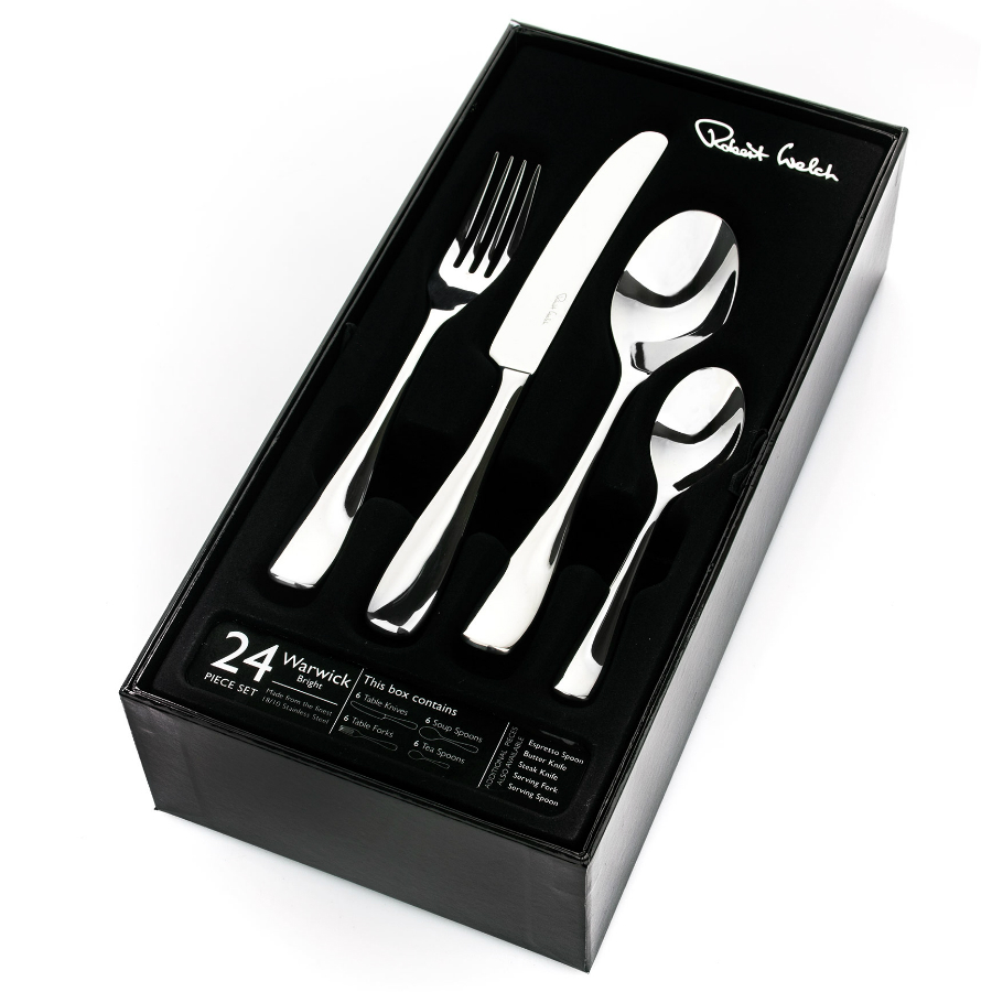 WARBR1099V24 Набор столовых приборов Стальной Robert Welch Испания  - Вид №2