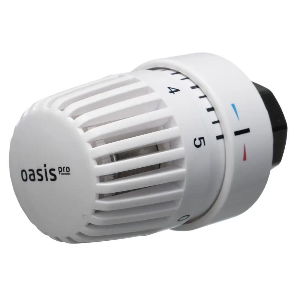 Термостатическая головка жидкостная Oasis Pro T201 M30x1.5 белая STLM-2032787 - Вид №2